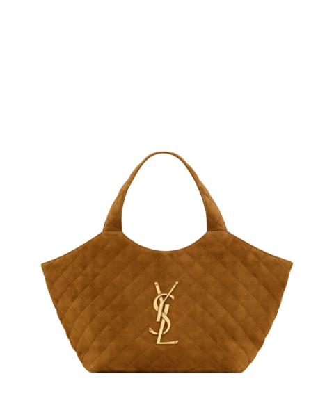 Saint Laurent ICARE Medium in quilted suede designed in Paris