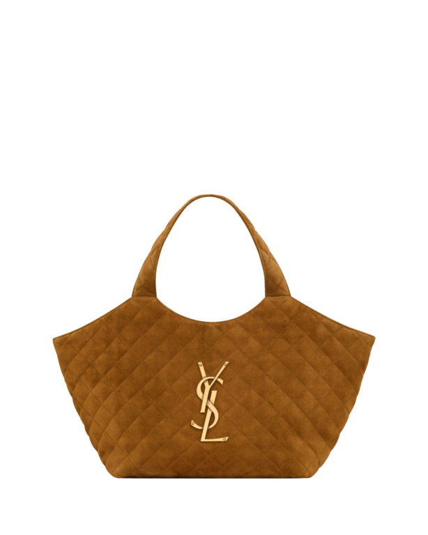 Saint Laurent ICARE Medium in quilted suede designed in Paris