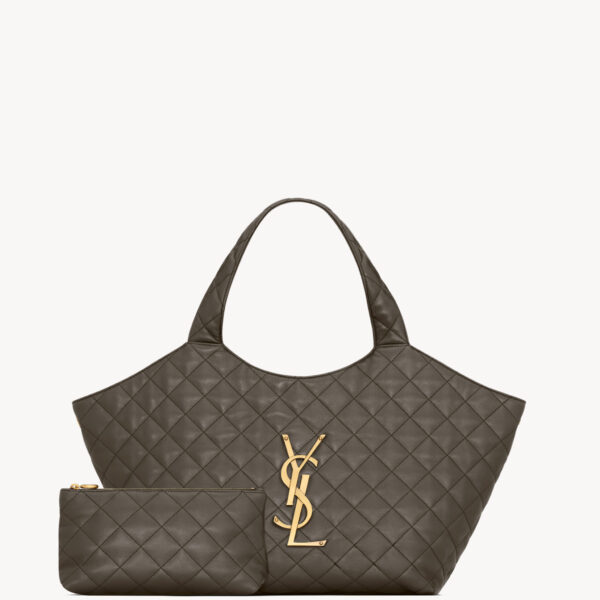 Saint Laurent ICARE medium in quilted nappa, view 3