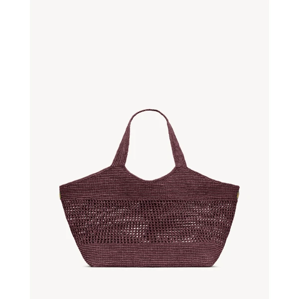 Saint Laurent ICARE medium in raffia designed in Paris