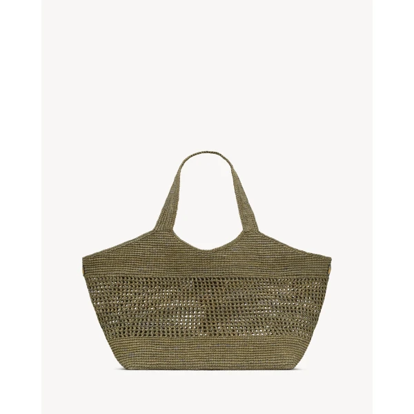 Saint Laurent ICARE medium in raffia designed in Paris