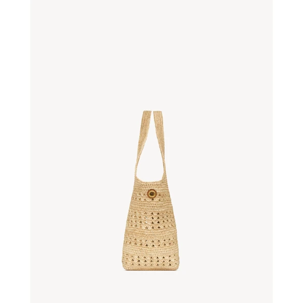 Saint Laurent ICARE medium in raffia designed in Paris
