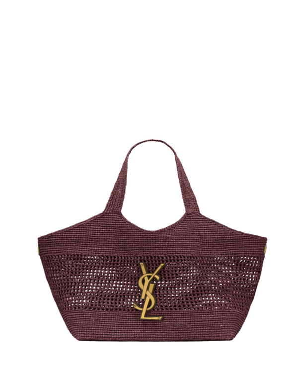 Saint Laurent ICARE medium in raffia designed in Paris