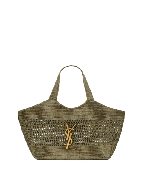 Saint Laurent ICARE medium in raffia designed in Paris