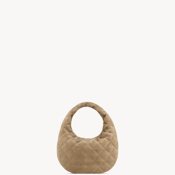 Saint Laurent ICARINO in quilted suede, view 2