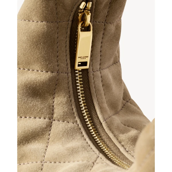 Saint Laurent ICARINO in quilted suede designed in Paris