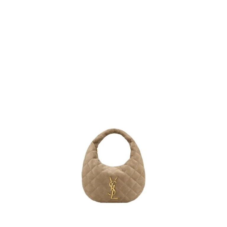 Saint Laurent ICARINO in quilted suede designed in Paris