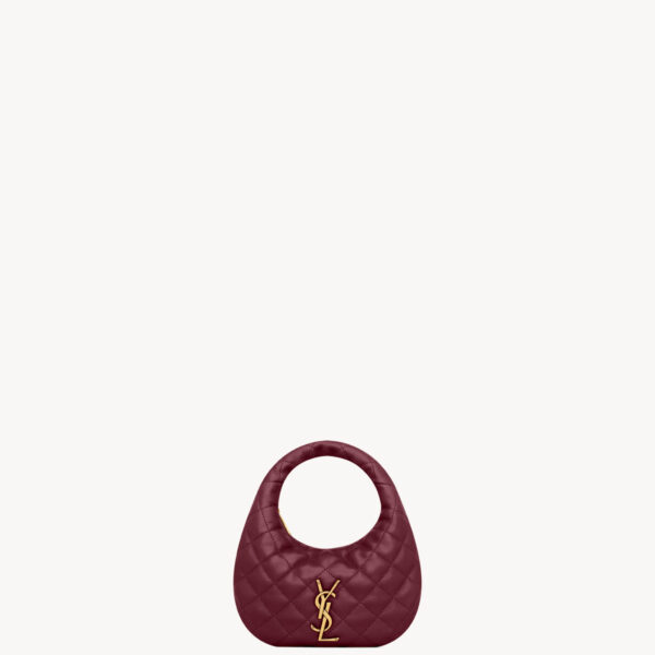 Saint Laurent ICARINO mini in quilted nappa, view 2