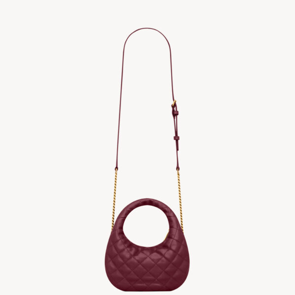 Saint Laurent ICARINO mini in quilted nappa, view 3