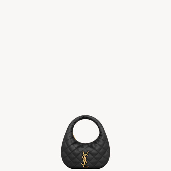 Saint Laurent ICARINO mini in quilted nappa, view 3