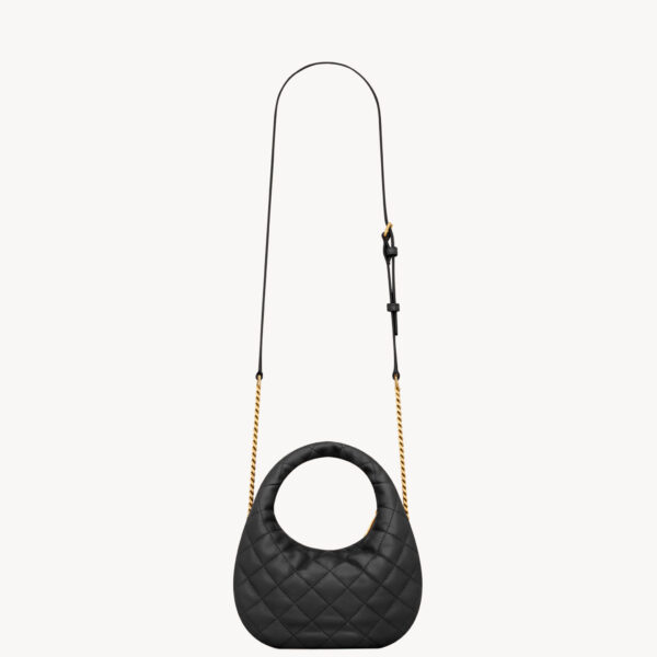 Saint Laurent ICARINO mini in quilted nappa, view 4