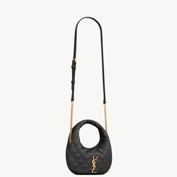 Saint Laurent ICARINO mini in quilted nappa, view 6