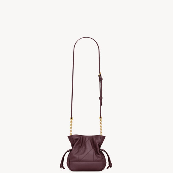 Saint Laurent JAMIE mini shoulder pouch in lambskin, view 3