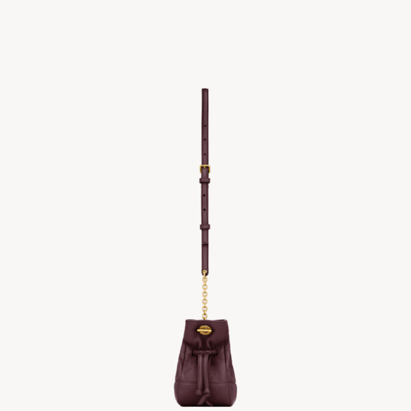 Saint Laurent JAMIE mini shoulder pouch in lambskin, view 4