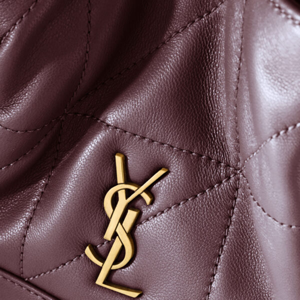 Saint Laurent JAMIE mini shoulder pouch in lambskin, view 6
