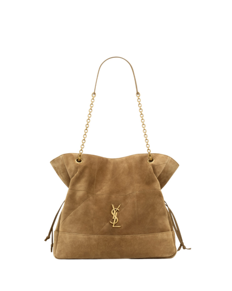 Saint Laurent JAMIE shopping in suede designed in Paris
