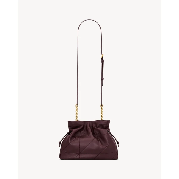 Saint Laurent JAMIE shoulder pouch in lambskin designed in Paris
