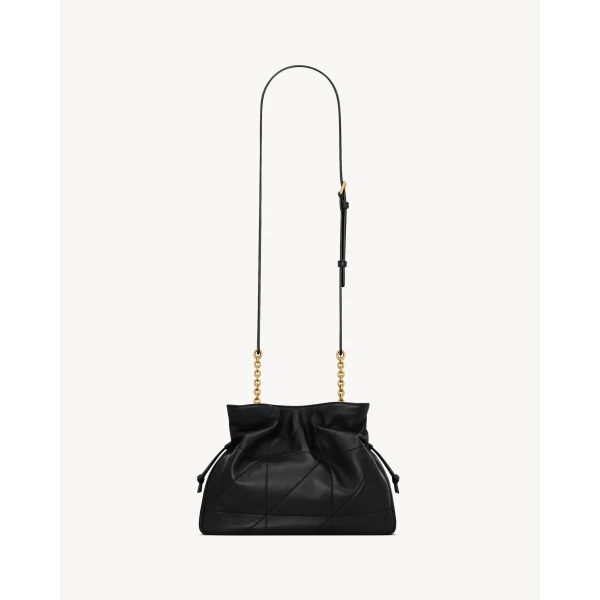Saint Laurent JAMIE shoulder pouch in lambskin designed in Paris