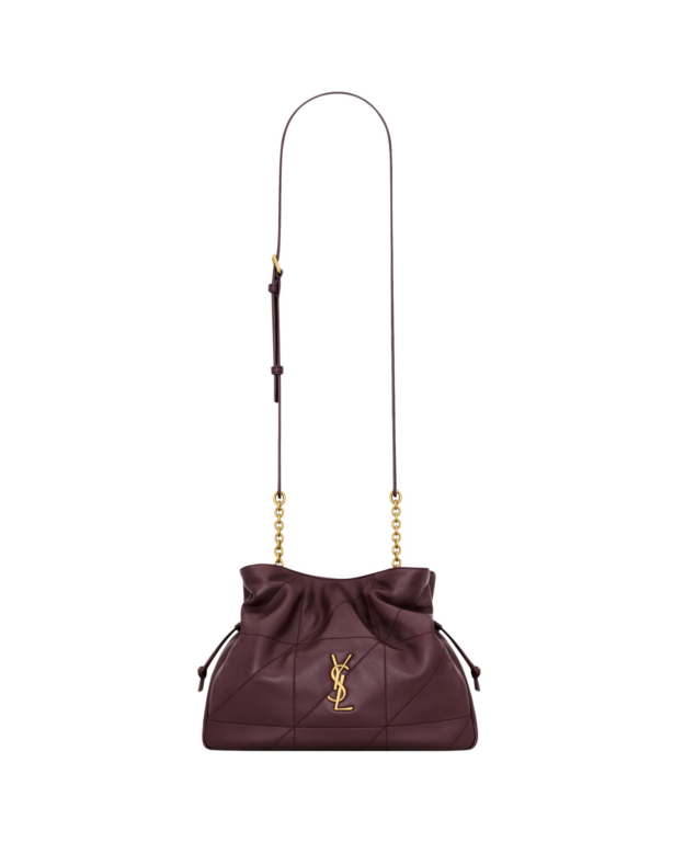 Saint Laurent JAMIE shoulder pouch in lambskin designed in Paris