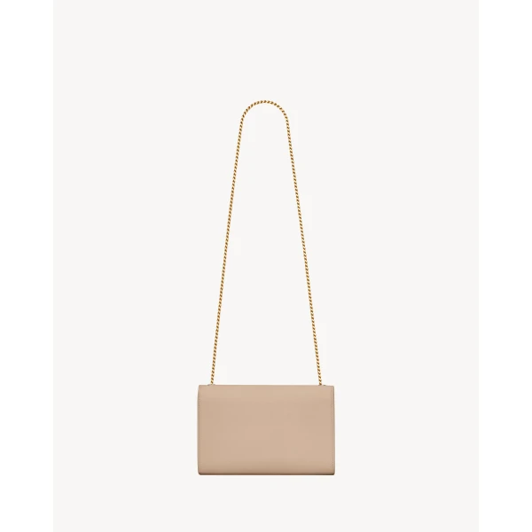 Saint Laurent KATE MEDIUM IN GRAIN DE POUDRE EMBOSSED LEATHER designed in Paris