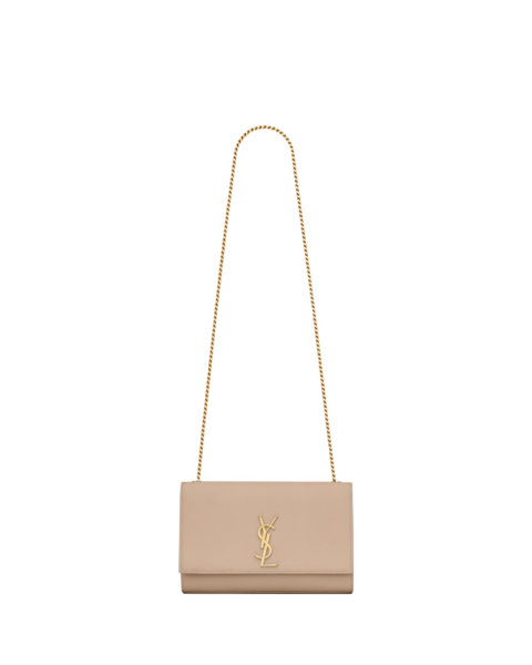 Saint Laurent KATE MEDIUM IN GRAIN DE POUDRE EMBOSSED LEATHER designed in Paris