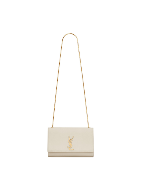 Saint Laurent KATE MEDIUM IN GRAIN DE POUDRE EMBOSSED LEATHER designed in Paris
