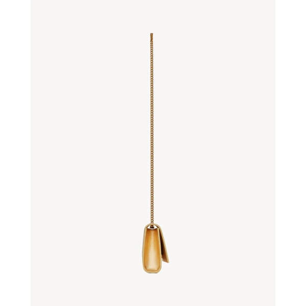 Saint Laurent KATE SMALL IN METALLIC LEATHER designed in Paris