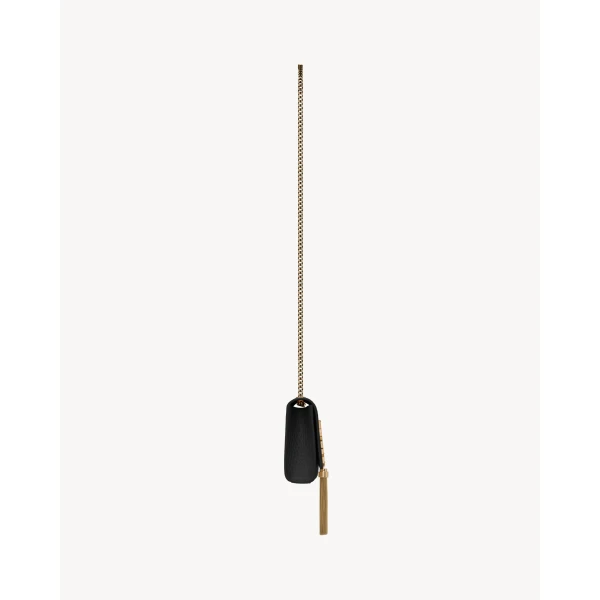 Saint Laurent KATE SMALL TASSEL IN CROCODILE-EMBOSSED LEATHER designed in Paris