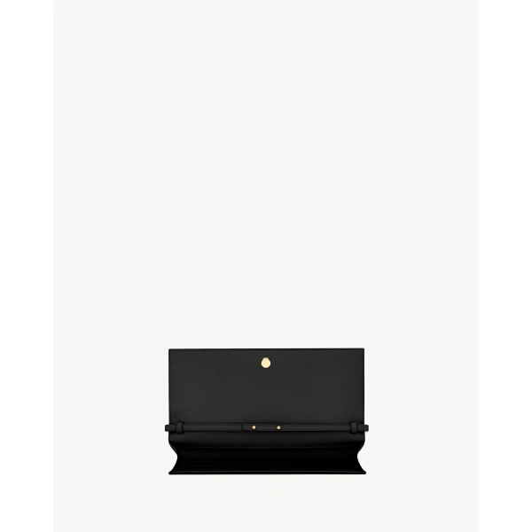 Saint Laurent KATE clutch in grain de poudre leather designed in Paris