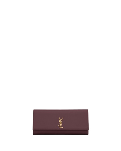 Saint Laurent KATE clutch in grain de poudre leather designed in Paris