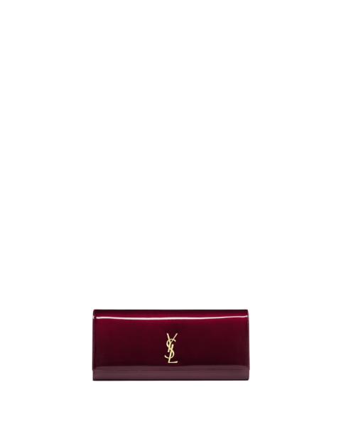 Saint Laurent KATE clutch in patent leather designed in Paris