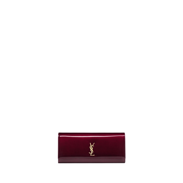 Saint Laurent KATE clutch in patent leather designed in Paris