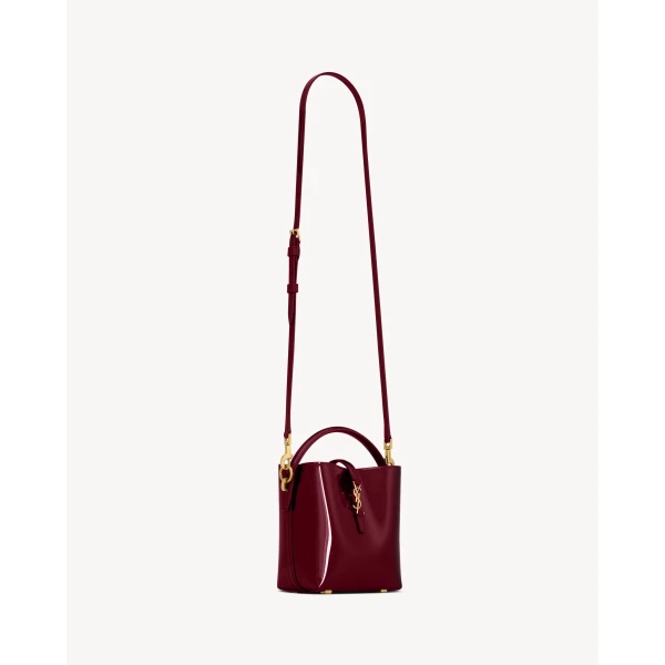 Saint Laurent LE 37 mini in patent leather designed in Paris