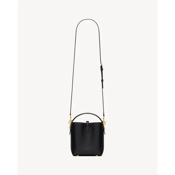 Saint Laurent LE 37 mini in shiny leather designed in Paris