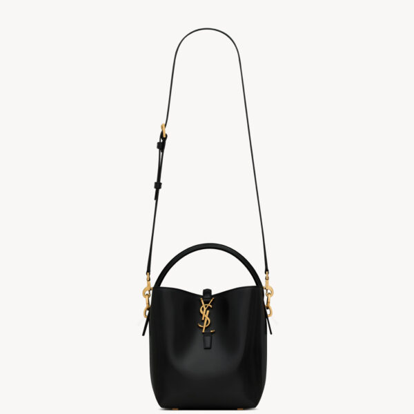 Saint Laurent LE 37 small in shiny leather, view 3