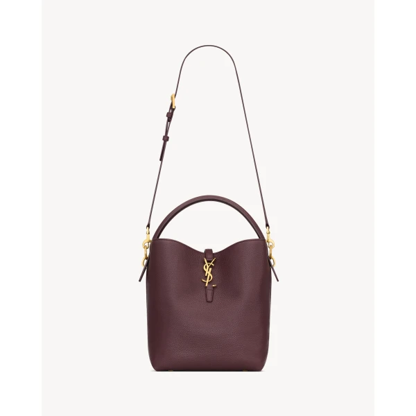 Saint Laurent LE 37 supple in grained leather designed in Paris