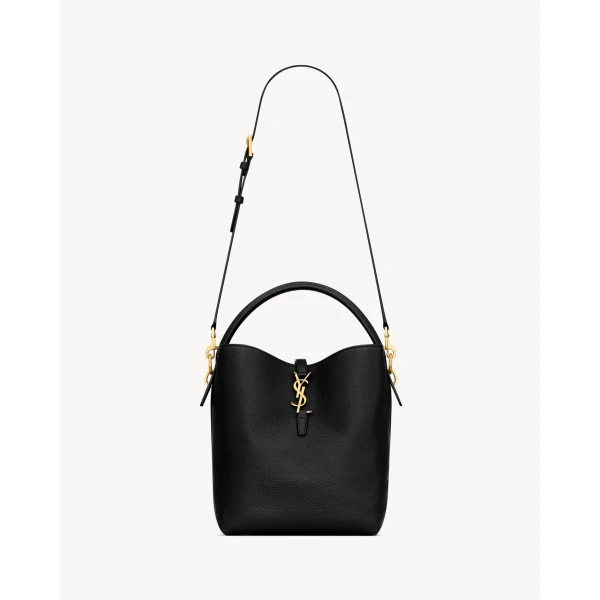 Saint Laurent LE 37 supple in grained leather designed in Paris