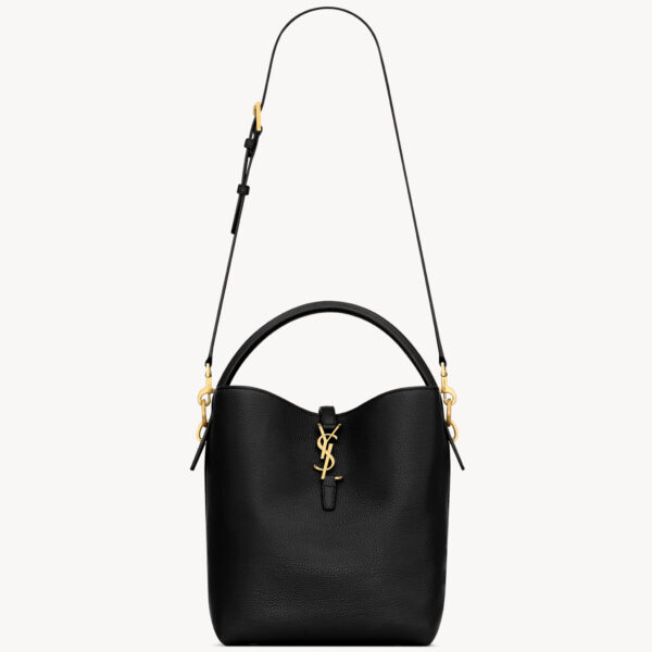 Saint Laurent LE 37 supple in grained leather, view 3