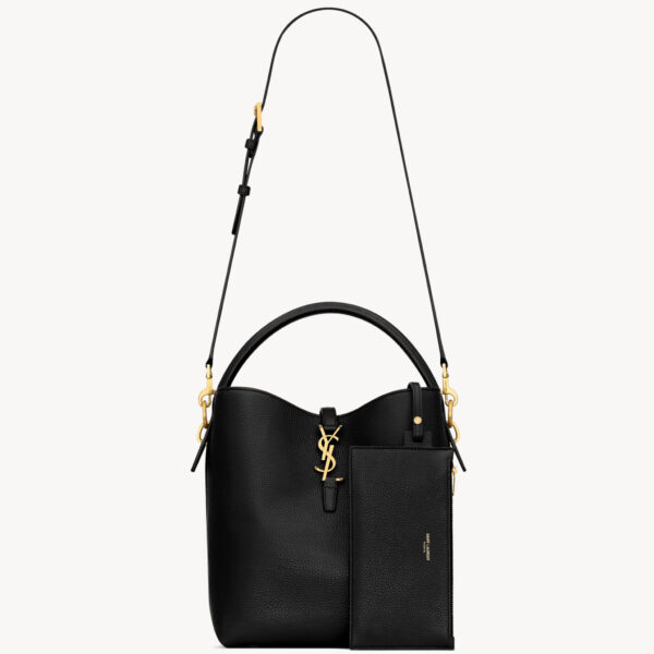 Saint Laurent LE 37 supple in grained leather, view 4