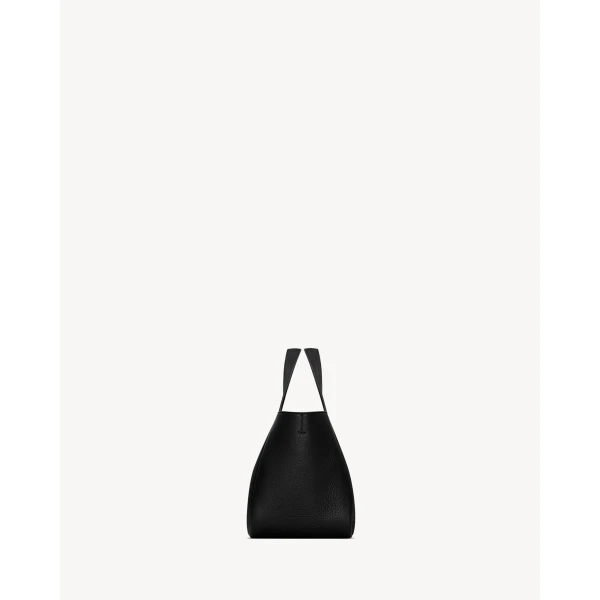 Saint Laurent LE 5 À 7 BABY BEA in grained leather designed in Paris