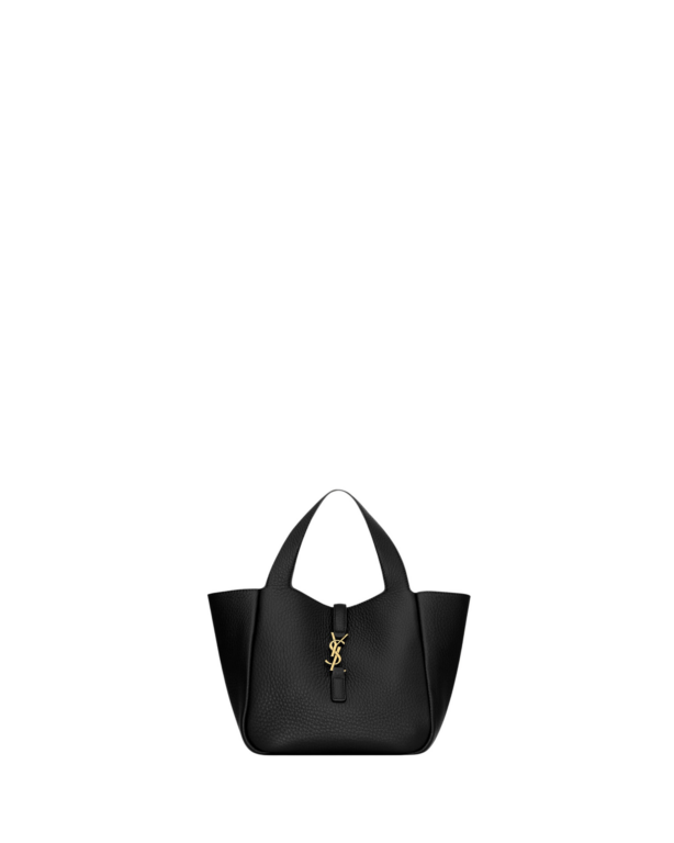 Saint Laurent LE 5 À 7 BABY BEA in grained leather designed in Paris