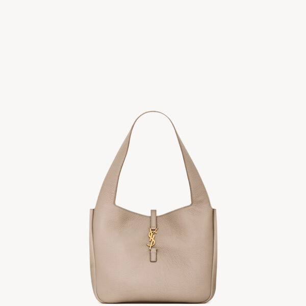 Saint Laurent LE 5 À 7 SMALL BEA in grained leather, view 2
