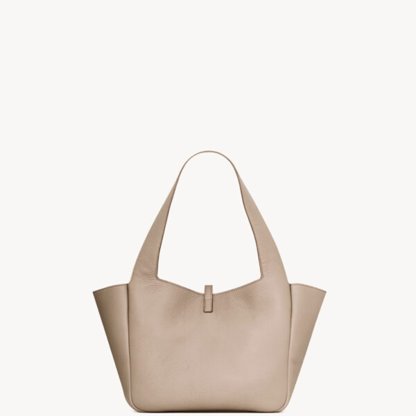 Saint Laurent LE 5 À 7 SMALL BEA in grained leather, view 3