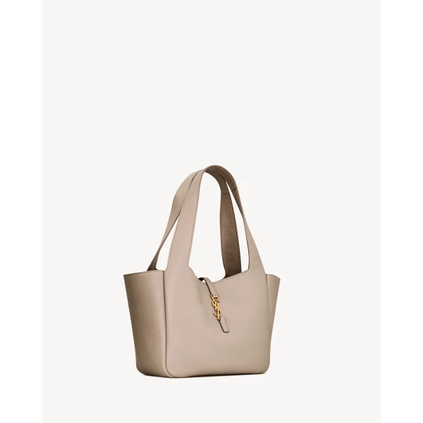 Saint Laurent LE 5 À 7 SMALL BEA in grained leather designed in Paris