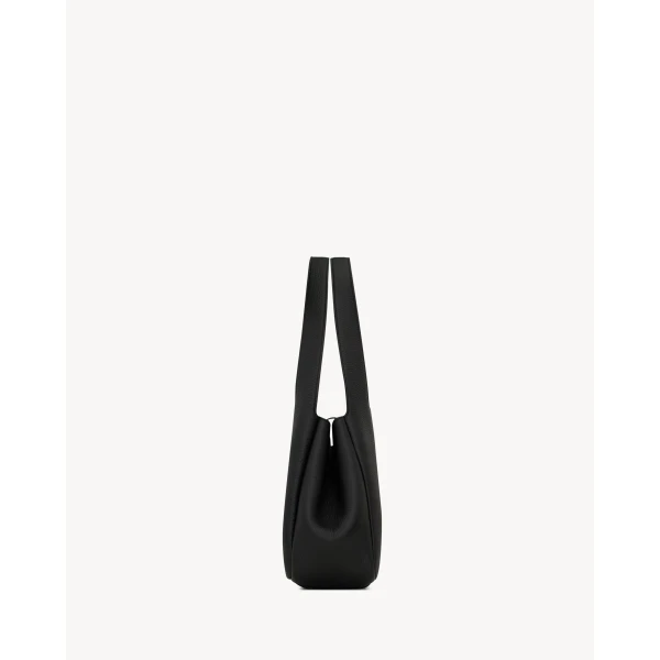Saint Laurent LE 5 À 7 SMALL BEA in grained leather designed in Paris
