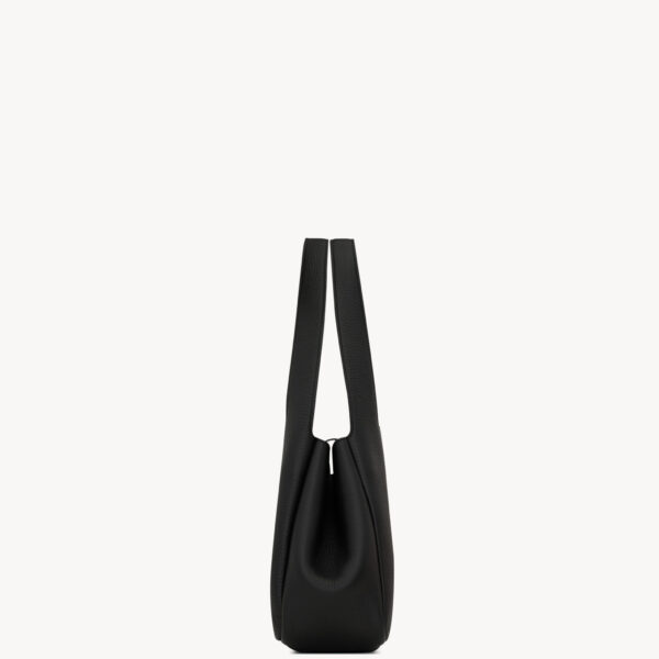 Saint Laurent LE 5 À 7 SMALL BEA in grained leather, view 5