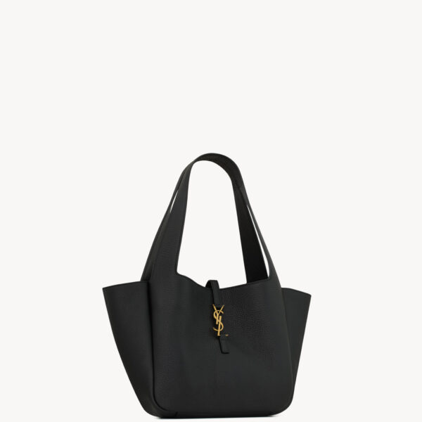 Saint Laurent LE 5 À 7 SMALL BEA in grained leather, view 6