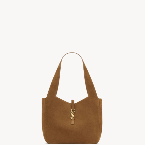 Saint Laurent LE 5 À 7 SMALL BEA in suede, view 2