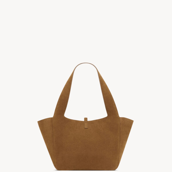 Saint Laurent LE 5 À 7 SMALL BEA in suede, view 3