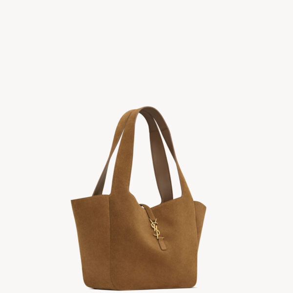 Saint Laurent LE 5 À 7 SMALL BEA in suede, view 5